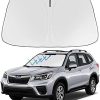 Front Windshield Sun Shade Foldable Sunshade Protector Custom Fit 2022 2021 2020 2019 Subaru Forester Crossover, Base, Premium, Sport, Limited Accessories 2022 Upgrade