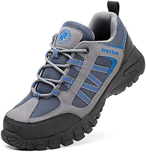 ANGRYRAM Steel Toe Indestructible Shoes Men Women Breathable Puncture Resistant Safety Work Shoes Sneakers for Construction Working