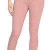 Buffalo Women's High Rise Soft Stretch Ankle Pant (French Pink, 4/27)