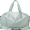 Duffle Bag, Gym Bag for Women, Separate Shoes Compartment Yoga Bag, Wet and Dry Separation Beach Bag (Large, Mint Green)