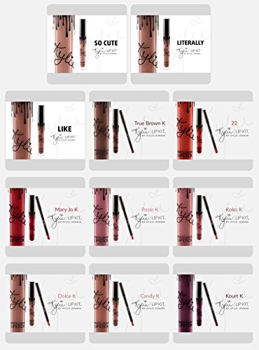 Kylie Cosmetics Set of 11 - 8 Matte Lip Kits and 3 Lip Glosses