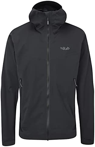 Rab Men's Kinetic 2.0 Waterproof Breathable Jacket for Hiking, Skiing, and Climbing
