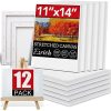 12 Pack Canvases for Painting with 11x14", Painting Canvas for Oil & Acrylic Paint