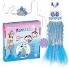 2022 Newest Mermaid Craft Kit for Girls – DIY Princess Mermaid Crafts for Kids Ages 3 4 5 6 7 8 - 12 Girl's Birthday Gift , Creative Fun and Educational Toys for Holiday Party