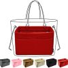 OMYSTYLE Purse Organizer Insert for Handbags, Felt Bag Organizer for Tote & Purse, Tote Bag Organizer Insert with 5 Sizes, Compatible with Neverful Speedy and More