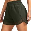 Gragas Women's Running Shorts with Zipper Pockets High Waisted Quick Dry Athletic Workout Gym 3" Shorts for Women with Liner