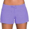 RCL Swimwear Shorts for Women Beach Boardshorts Quick Dry Tankini Bathing Shorts with Panty Liner Swim Bottoms