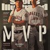 2021 Topps Now Authentic SHOHEI OHTANI and MIKE TROUT Sports Illustrated Baseball Card - Los Angeles Angels