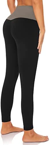 Buttery Soft Yoga Pants with 2 Pockets,Tummy Control Leggings for Women High Waist Tag-Free No Camel Toe Yoga Pants