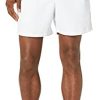 Calvin Klein Men's Standard Elastic Waist Quick Dry Swim Trunk, True White, Medium