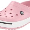 Crocs Unisex-Adult Crocband II Clogs, Petal Pink/Graphite, 7 Men/9 Women
