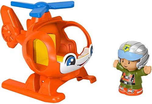 Fisher-Price Little People Helicopter, Toy Vehicle and Figure Set for Toddlers and Preschool Kids Ages 1-5 Years
