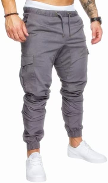 GM MGBOYGYM Mens Fashion Joggers Sports Pants - Cotton Cargo Pants Sweatpants Trousers Mens Long Pants
