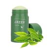 Green Tea Mask Moisturizes Oil Control Green Tea Purifying Clay Stick Mask Deep Cleansing Smearing Clay Mask Moisturizing Nourishing Skin Deep Clean Pore for All Skin Types Men Women