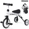 INFANS Kids Tricycles with 3 Wheels, Folding Rider Trike for Toddler 1-4 Years Old, Baby Balance Training Bike Perfect as Boys Girls Walking Bicycle with Detachable Pedal (2 in 1 Foldable, White)
