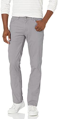 IZOD Men's Saltwater 5-Pocket Straight Fit Chino Pant