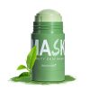 Ibcccndc Face Green Tea Mask Stick Purifying Clay Moisturizes Control Deep Clean Removing Blackhead Acne Balancing Oil And Water For Face - 40g