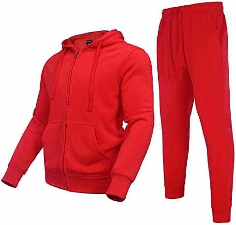 Megub men's tracksuit 2 piece casual Outfit sweatsuit jogger suit set sportswear