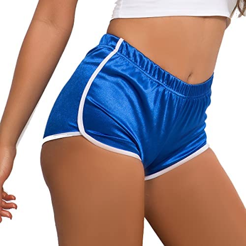 Viport Women's Sexy Mercerized Cotton Smooth Stretchy Gym Yoga Workout Running Shorts