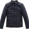 LJYH Boy's Collar Faux Motorcycle Leather Jacket Kids Biker Coats