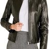 Black Jacket for Women - Women's Fashion Leather Motorcycle Jacket - Womens Leather Jacket