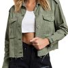 Pistola - Fa19A - Cove Cropped Military Jacket - Sweet Bay Olive