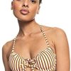 Roxy Printed Beach Classics Underwire Bralette Bikini Top