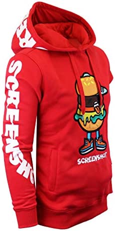 SCREENSHOT Mens Urban Hip Hop Premium Fleece Hoodie - Modern Pullover NYC Street Fashion Urbanwear Hooded Sweatshirt