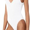 Seafolly Women's Standard Deep V One Piece Swimsuit with Strappy Back