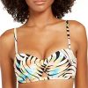 Sundazed Women's Paradise Palm Printed Becky Bra Sized Bikini Top