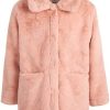 Urban Republic Girls' Jacket- Long-Length Plush Faux Fur Teddy Overcoat
